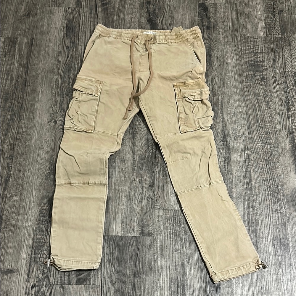 PacSun Tan Cargo Pants Relaxed Fit